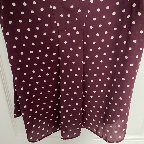 Loft Polka Dot Blouse, size M - Picture 5 of 5